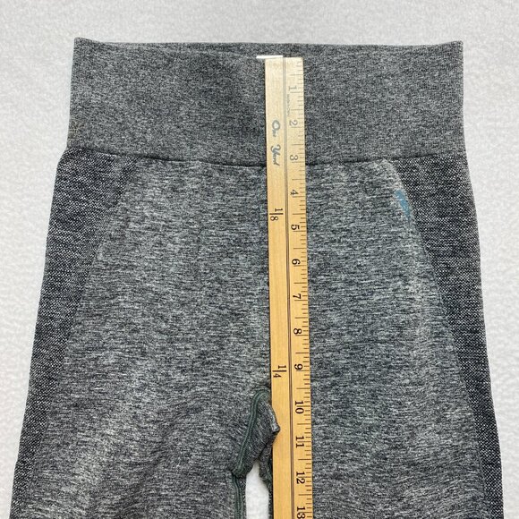 Gymshark Compression Leggings Women's S Gray Heather Big Spell Out - Picture 5 of 9